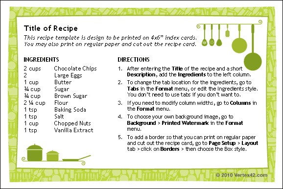Standardized Recipes s
